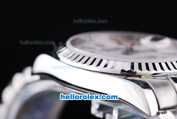 Rolex Datejust Turn-O-Graph Oyster Perpetual Automatic Movement with White Dial - Click Image to Close